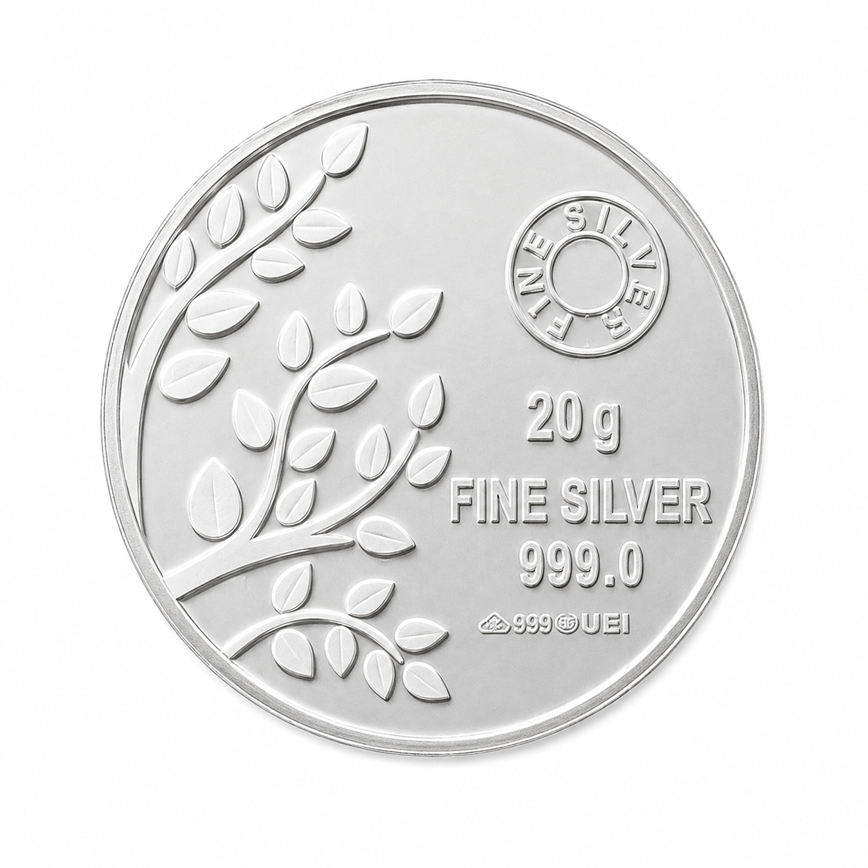 999 Pure Silver Leaf Coin - 20g
