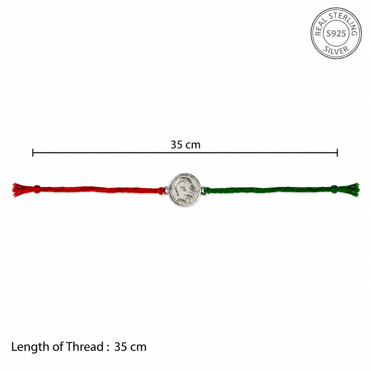 Handmade Chhatrapati Shivaji Maharaj 925 Silver Hallmarked Rakhi