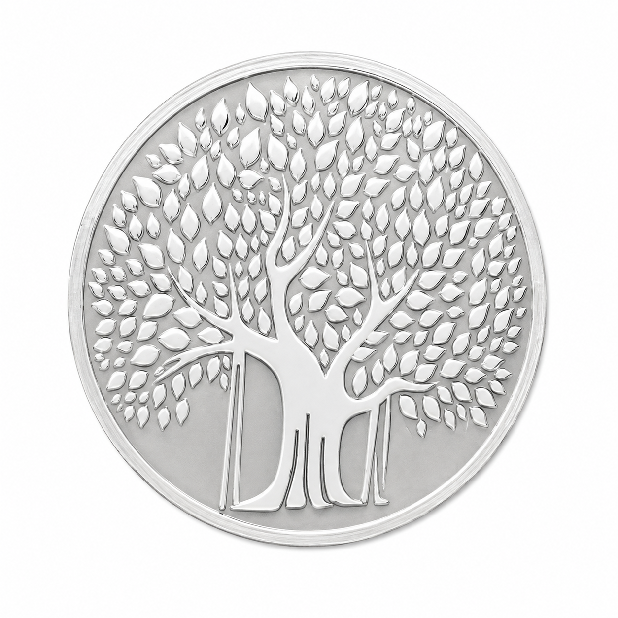 999 Silver Tree Motif Coin -5g