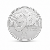 999 Pure Silver Lakshmi and Lord Ganesh Coin - 10g