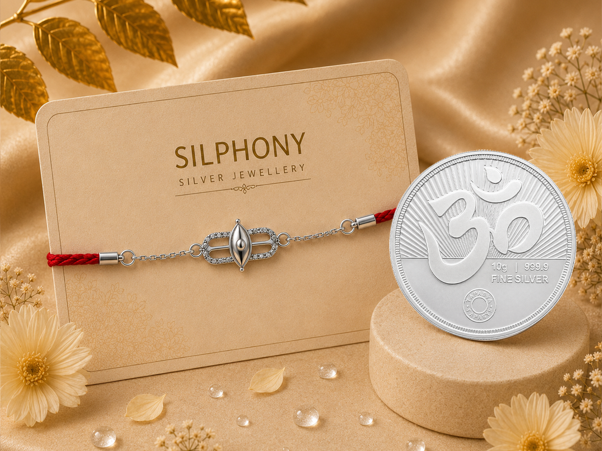 Handmade Shivtilak Silver 925 Hallmarked Rakhi