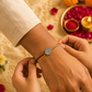Handmade Smiley Face 925 Silver Hallmarked Rakhi