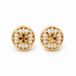 Floral 925 Sterling Silver Filigree Stud Earrings