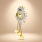 One-of-One 92.5 Silver Pearl Cascade Statement Brooch