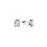 2.1ct Lab Grown Cushion Cut Diamond Stud Earrings