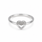Open Heart 925 Sterling Silver Romantic Love Ring for Her