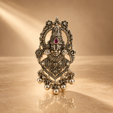 Lord Venkateswara Pendant Traditional Indian Jewelry for Women Festive Wear