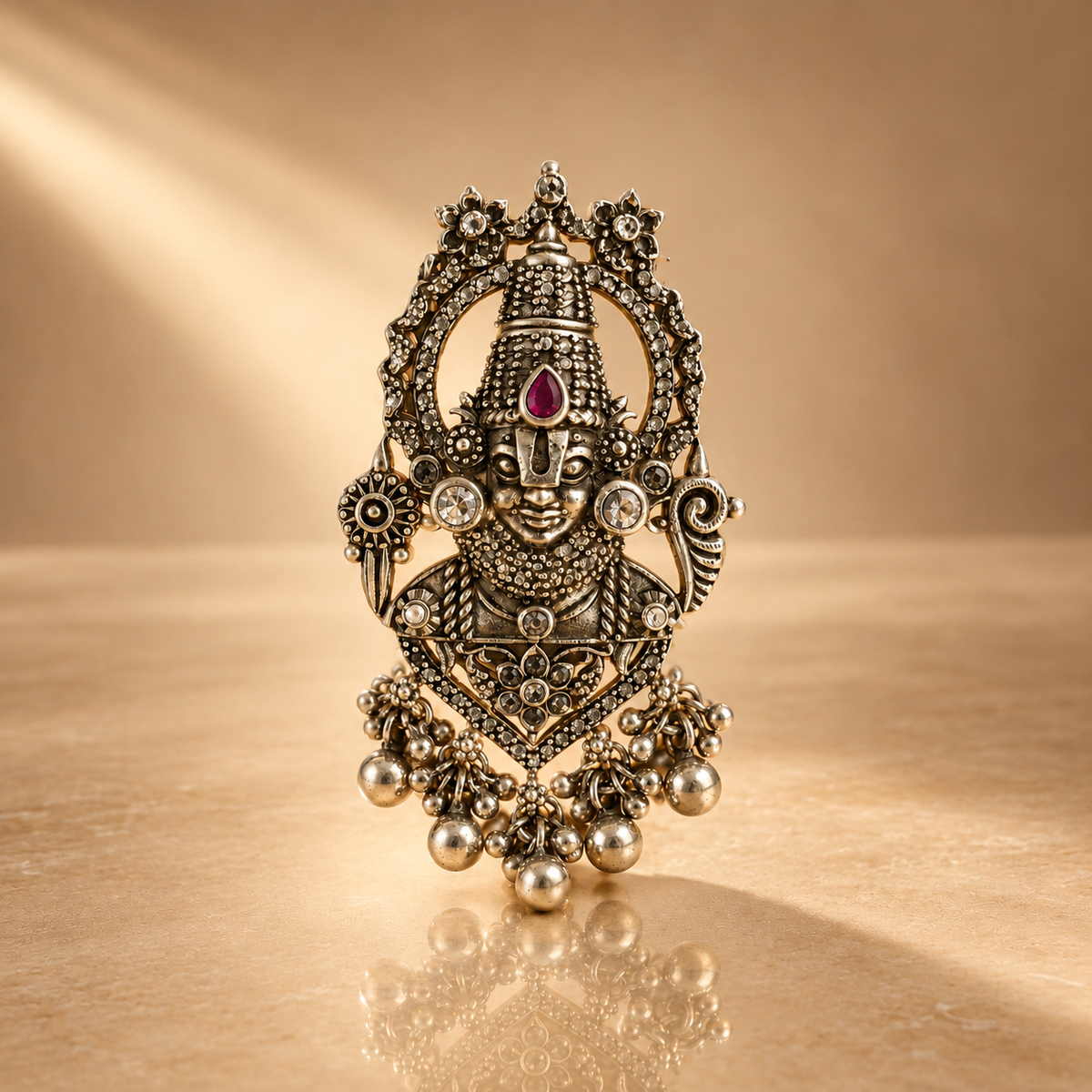 Lord Venkateswara Pendant Traditional Indian Jewelry for Women Festive Wear