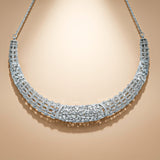 925 Silver Bridal Cubic Zirconia Necklace Set