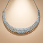 92.5 Sterling Silver Structured Luminosity Necklace Set