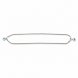 Evil Eye 925 Sterling Silver Anklet for Women