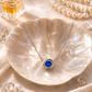 One-of-One 92.5 Silver Simulant Sapphire Pendant Necklace