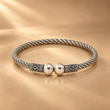 925 Silver Oxidised Bangles Set of 2 for Women