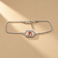 925 Sterling Silver Om with Moissanite Detailing Rakhi