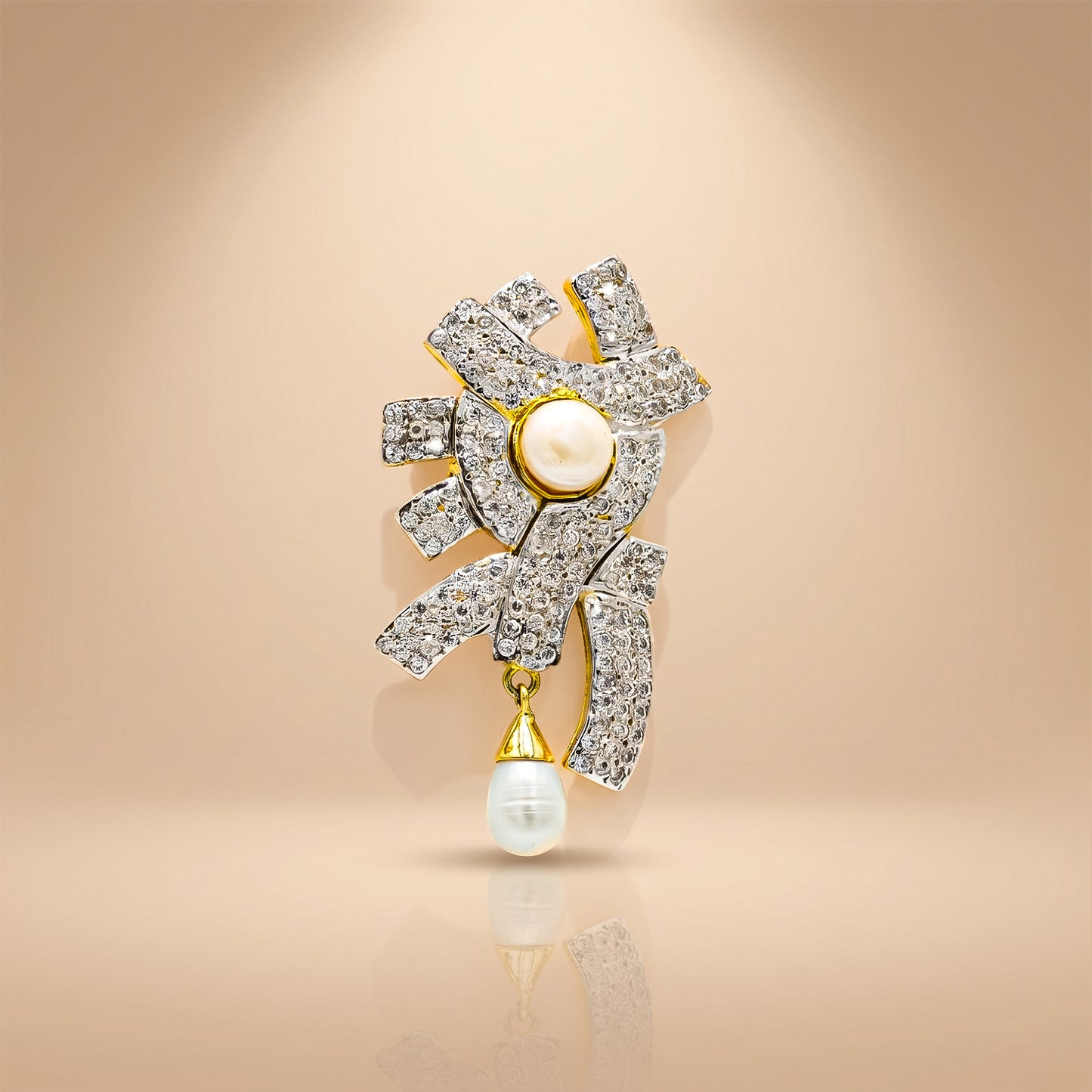 One-of-One 92.5 Silver Pearl Radiance Brooch