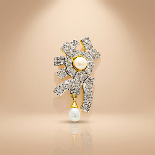 One-of-One 92.5 Silver Pearl Radiance Brooch
