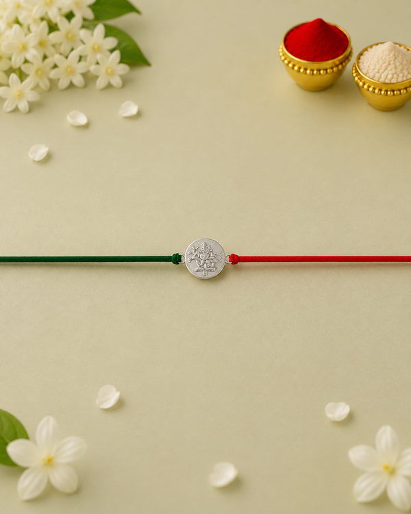 Handmade Chhatrapati Shivaji Maharaj 925 Silver Hallmarked Rakhi