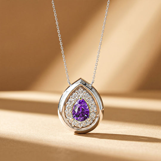 Amara Teardrop Silver Pendant