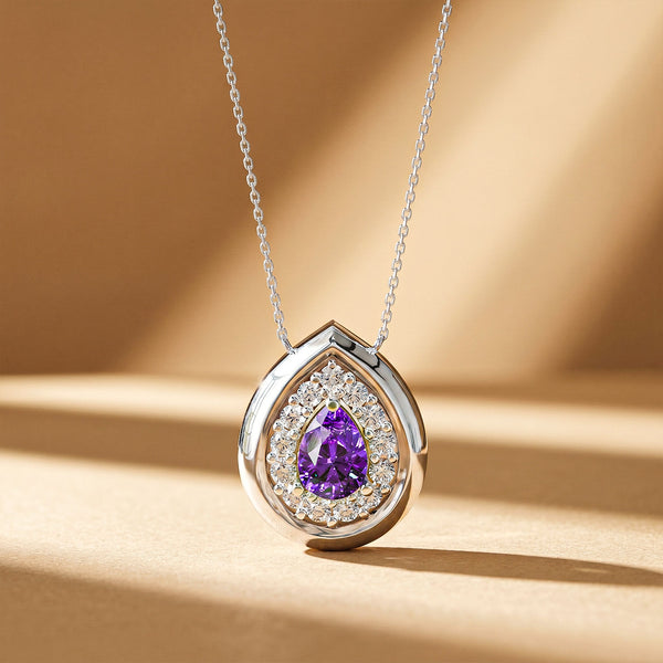 Amara Teardrop Silver Pendant