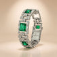 One-of-One 92.5 Silver Emerald Link Bracelet