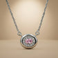 One-of-One 92.5 Silver Round Pink Blush Pendant