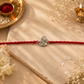 Handmade Lord Krishana 925 Silver Hallmarked Rakhi