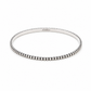 925 Sterling Silver Designer Bangle | Minimalist Statement Bangle for Women | Size 2.6 | Hallmarked