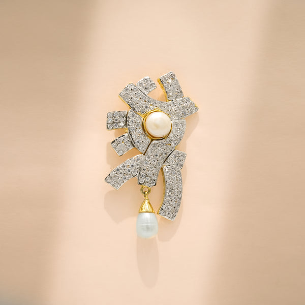 One-of-One 92.5 Silver Pearl Radiance Brooch