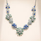 92.5 Sterling Silver Floral Cascade Necklace Set