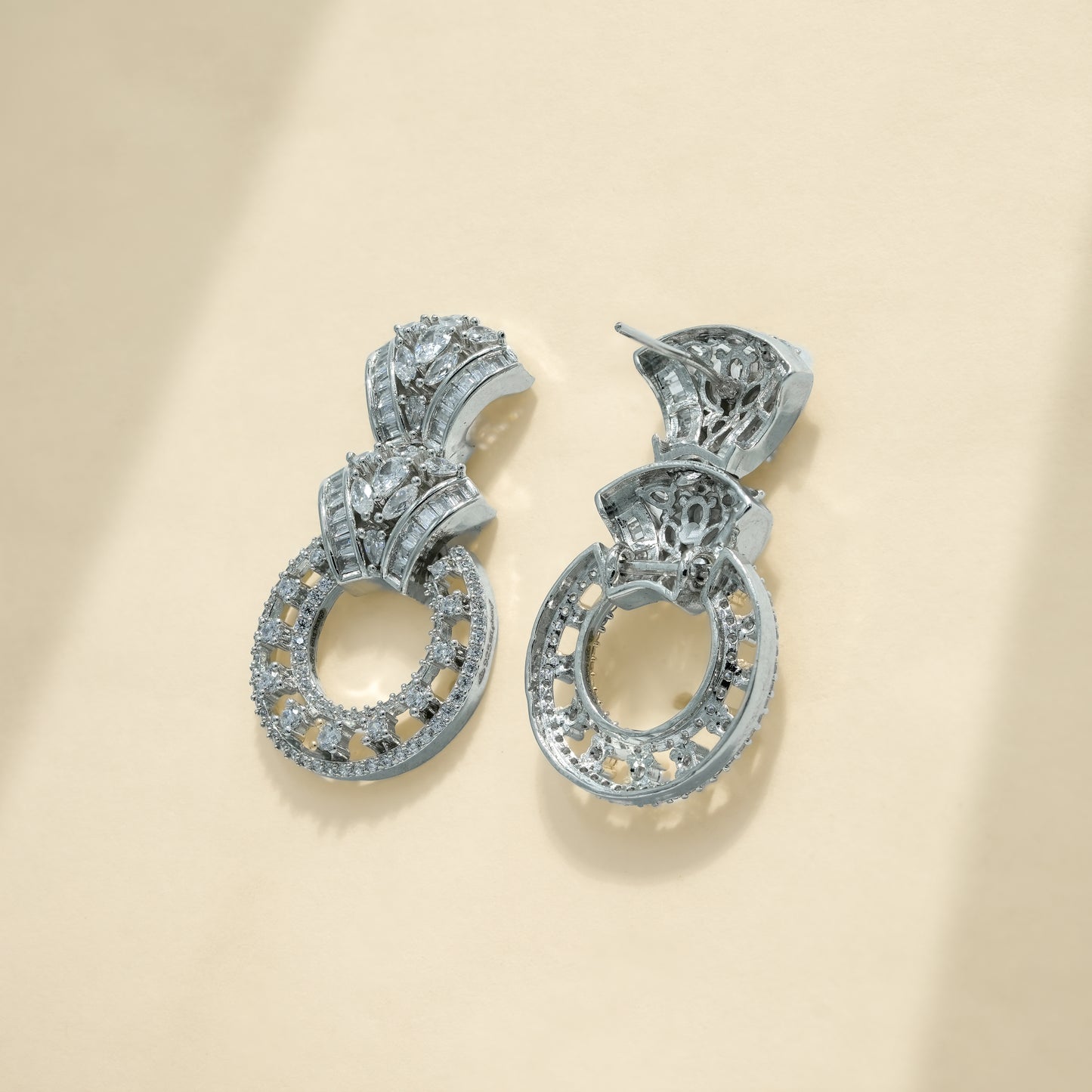 92.5 Sterling Silver Structured Luminosity Necklace Set