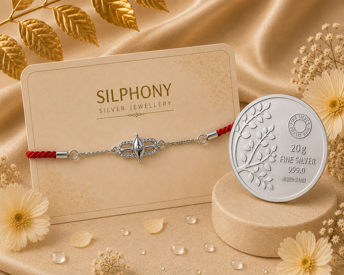 Handmade Shivtilak Silver 925 Hallmarked Rakhi