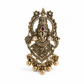 Lord Venkateswara Antique Oxidised Pendant | Statement Religious Jewellery