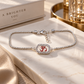 925 Sterling Silver Om with Moissanite Detailing Rakhi