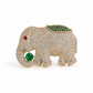 925 Sterling Silver Elephant Brooch Traditional Indian Inspired Hallmarked Jewellery