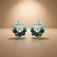 Green Pearl Floral Necklace Set