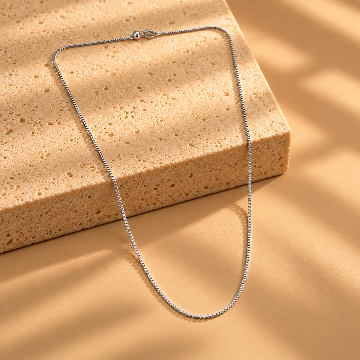 925 Silver Italian Box Chain for Daily Wear