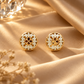 Floral 925 Sterling Silver Filigree Stud Earrings