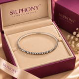 925 Oxidized Silver Bangles Set Of 4 for Women