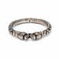 Elephant-Inspired 925 Sterling Silver Bangle For Women | Hallmarked