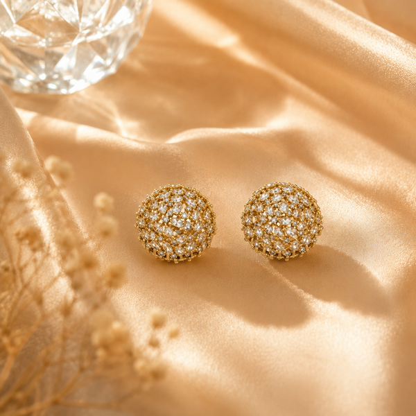 925 Sterling Silver Polki & Moissanite Designer Statement Earrings
