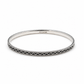 925 Sterling Oxidized Wave Rope Kada Bangle For Women