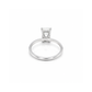 1.58 Ct Lab Grown Diamond 925 Sterling Silver Solitaire Engagement Ring