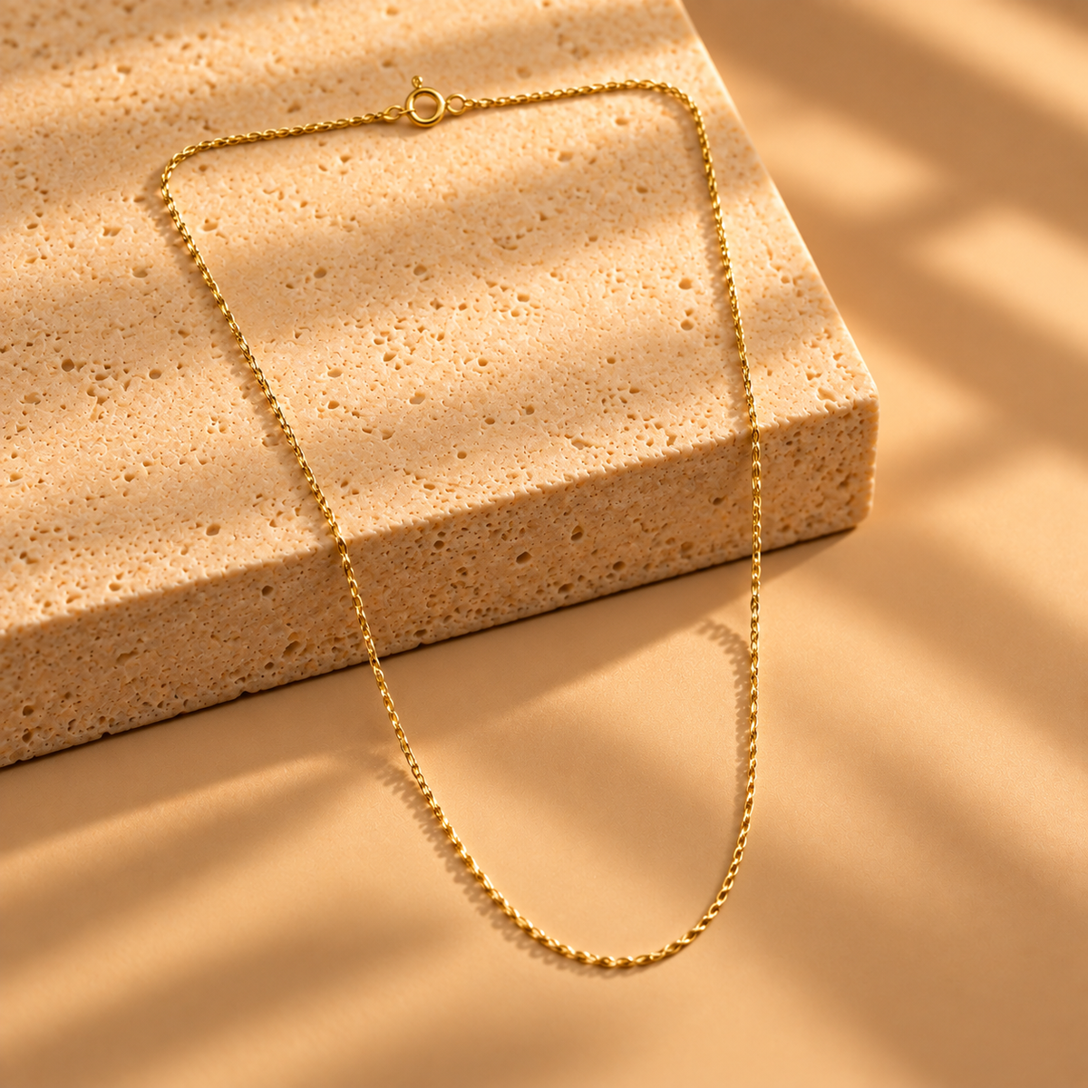 18 Inch 925 Sterling Silver Classic Cable Link Chain