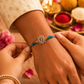 Handmade Om & Sun 925 Silver Hallmarked Rakhi