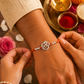 Handmade Om 925 Silver Hallmarked Rakhi