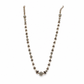 925 Sterling Silver Floral Link Chain Necklace | Elegant Oxidized Finish | Hallmerked