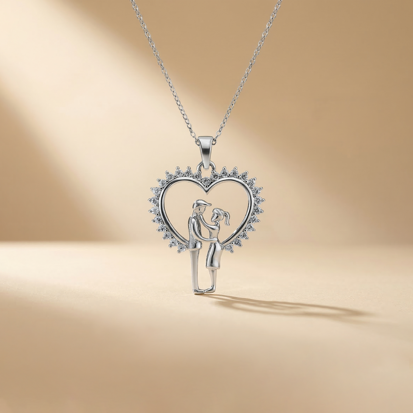 Luna Heart - 92.5 Silver Pendant