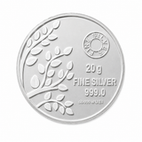 999 Pure Silver Leaf Coin - 20g