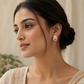 Leaf 925 Sterling Silver Floral Stud Earrings For Women