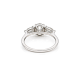 1.65 Ct Lab Grown Diamond 925 Sterling Silver Statement Ring